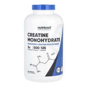 Creatine Monohydrate, 500 Capsules (0.75 g per Capsule)