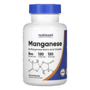 Manganese 8mg, 120 Capsules